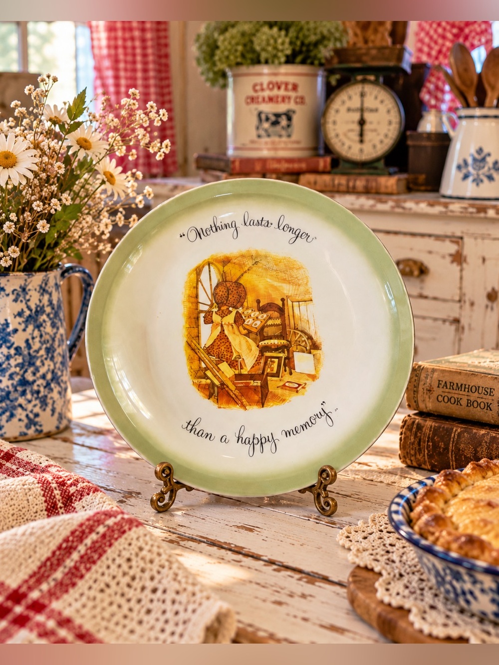 VINTAGE Holly Hobbie Collectors Plate 1972